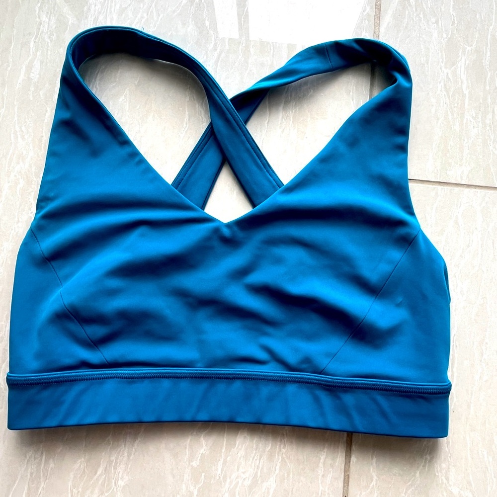 Lululemon Envital Bra Hawaiin Blue size 4